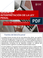 INTERPRETACIÓN DE LA LEY PENAL