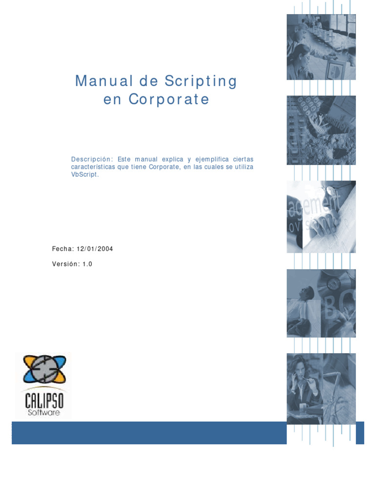 Manual de Scripting en Corporate v1.0 | PDF | Lenguaje de escritura ...