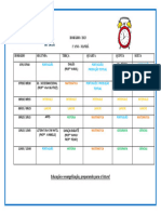 HORÁRIO 1 Ano Manhã 2023 MARÇO