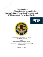 Justice Dept Report On MDOC