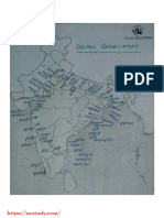 मानचित्र द्वारा भारत का GK (sscstudy.com) )