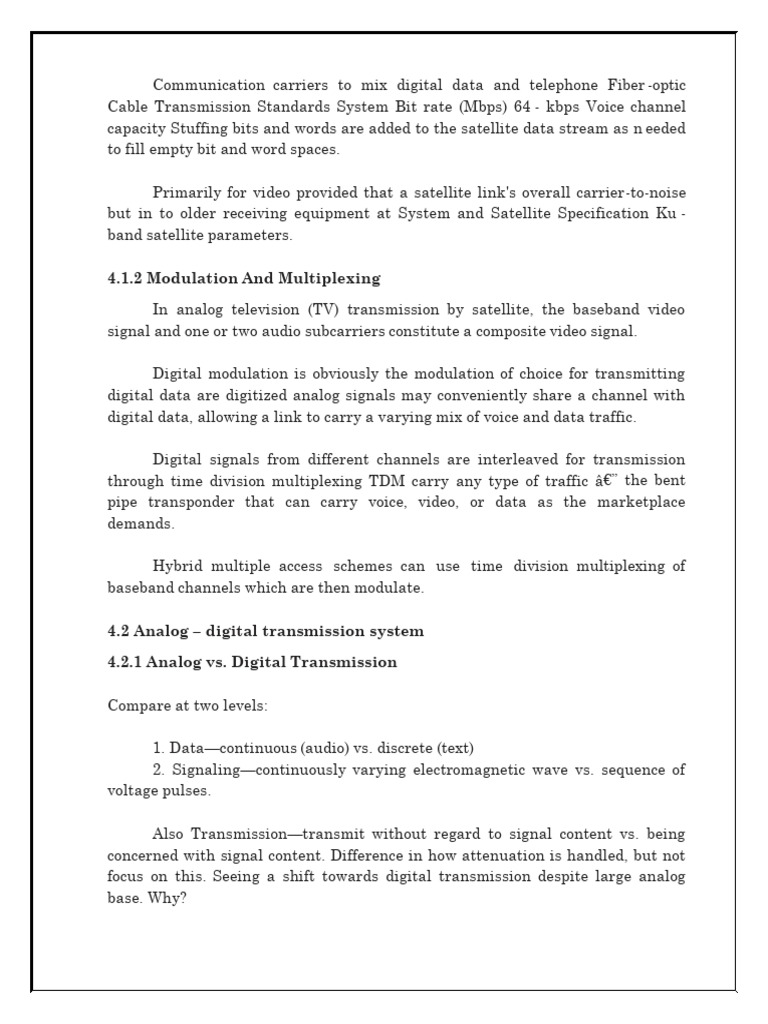 Unit III, SC-Multiple Access Techniques | PDF | Broadcasting ...