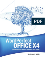 Corel Word Perfect Office X4 Reviewers Guide