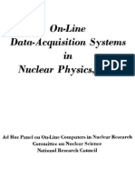 On Line Data Acquisition Systems in Nuclear Physics