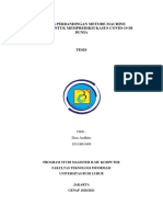 Analisis Perbandingan Metode Machine Learning Untuk Memprediksi Kasus Covid-19 Di Dunia