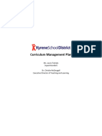 Curriculum Management Plan Kyrene v2022