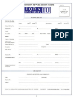 IUAdmission Form