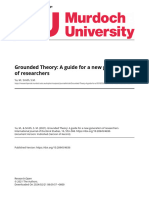 Grounded Theory - A Guide For A New Generation of Researchers