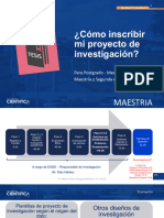 1 Maestría - Cómo Inscribir Mi Proyecto