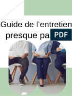 Guide de Bienvenue Entreprise Employé Document Minimaliste Bleu Vert