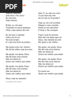 Letra do Louvor 