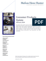 Consumer Products Update - February 2024