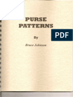 Bruce Johnson Purse Patterns