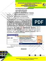 Inf #103-2022 - Certificacion Presupuestal N°0092, Designacion de Viatico Castro Melendres