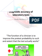 1-3, Diagnostic Accuracy of Laboratory Tests