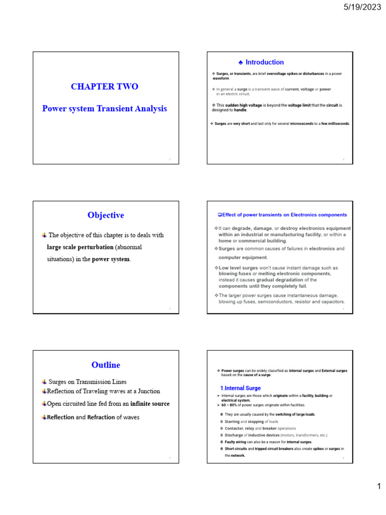 Power System Transient Analysis Guide | PDF | Electric Power ...