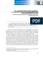 Monographs Society Res Child - 2017 - Verdine - IV Results Links Between Spatial Assembly Later Spatial Skills and