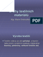 Textil-Druhy Materialu