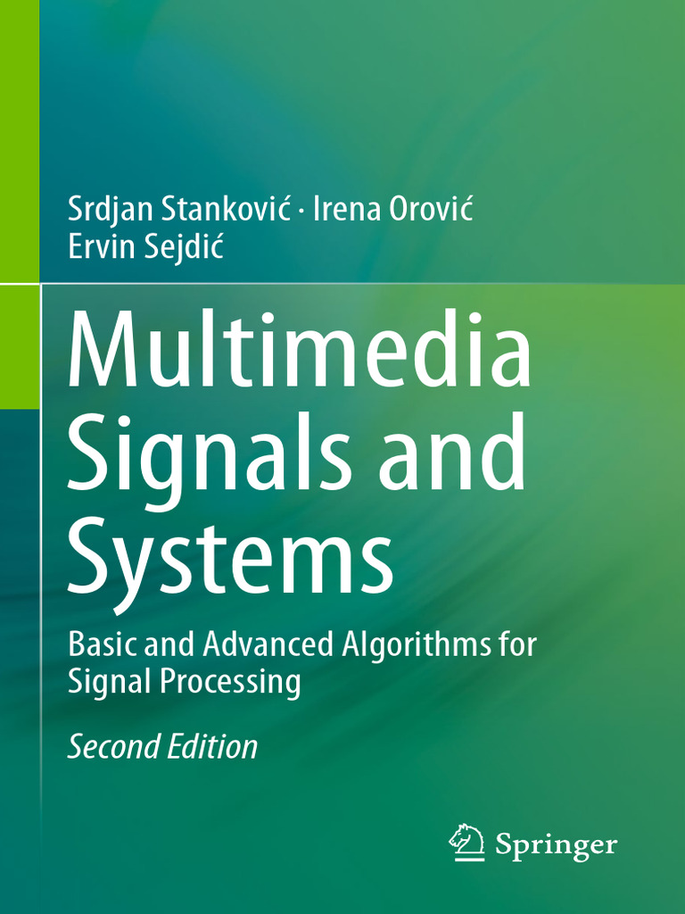 Multimedia Signals and Systems | PDF | Data Compression | Sampling ...