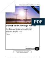 Stretch and Challenge Articles For IGCSE Physics Topics 1-4