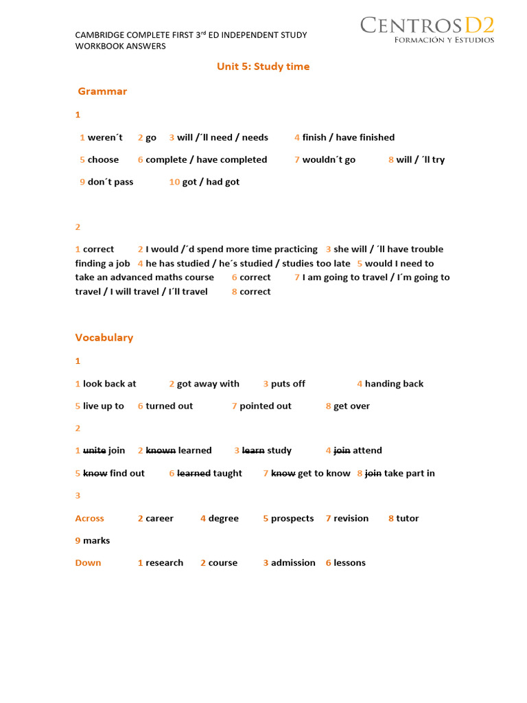 Complete First B2 Unit 5 0 Pdf Essays Human Communication