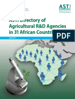 Africa Directory of Agricultural R & D 2011