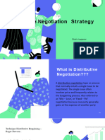 Distributive Negotiation