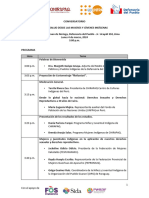 Programa de Conversatorio "Vida y Salud de Las Mujeres y Jóvenes Indígenas"