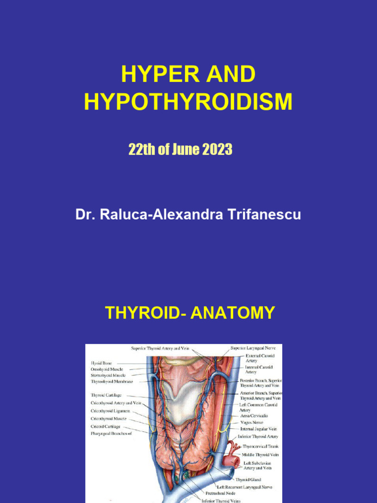 Understanding Hyperthyroidism and Hypothyroidism | PDF ...