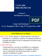 Lecture - 5 - CVNG 2009 - Soil Mechanics 2