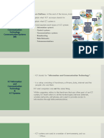 Easter Term - SS 2 ICT - Week 1 - ICT Systems & Application Areas of ICT