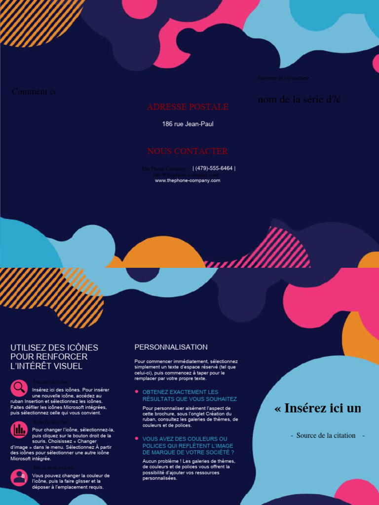 Personnalisation de brochures avec icônes | PDF | Logiciel | Informatique