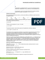 08 Progressões Aritméticas e Geométricas