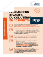 Les Cancers Du Col Utérin en 10 Points Clés (2021) - MEL 240222