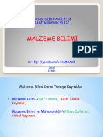 1 Malzeme Giris