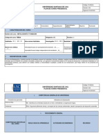 Plan de Curso Metalografía y Fundición