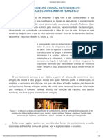 Metodologia Do Trabalho Acadêmico - 1 CONHECIMENTO COMUM, CONHECIMENTO