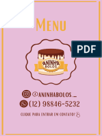 Menu Aninha Bolos