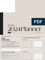 2024 Realistic Digital Planner Sample Landsape