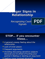 Ordev C Relationships Danger Signs in Relationship