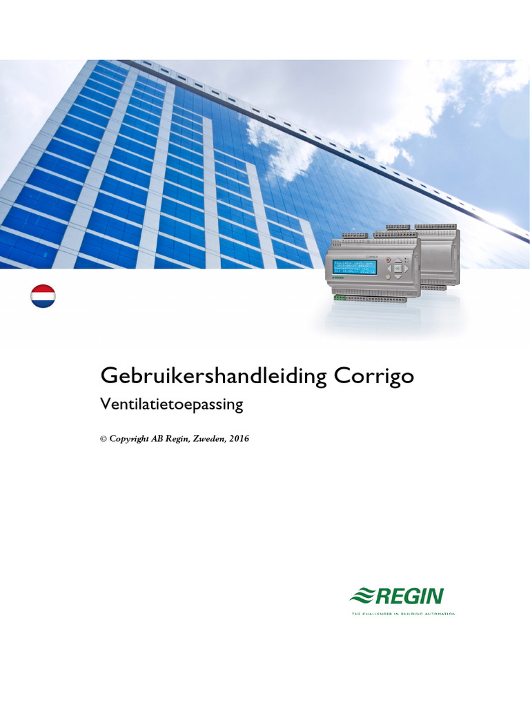 Corrigo Ventilation 3.x User Guide NL | PDF