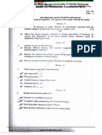 WBUHS - MBBS - 2018 2017 2016 2015 2014 2013 2012 2011 2010 2009 2008 - 1 - WBUHS 1st Year MBBS 2013 Question Paper