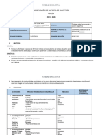 Planificación de La Fiesta de La Lectura 2023