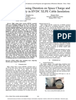 Effects of Degassing in XLPE