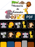 Memoria de Animales 4 Años