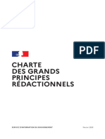 Fiche Note Administrative: Charte Des Grands Principes Rédactionnels