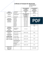 Refference COA Bentonite TDS - ORIGINAL