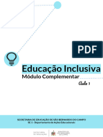 Aula 1 - Educação Inclusiva - Modulo Complementar