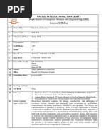 Elec Lab Outline