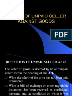 Powerpt6 - Rights of Unpaid Seller Against Goods